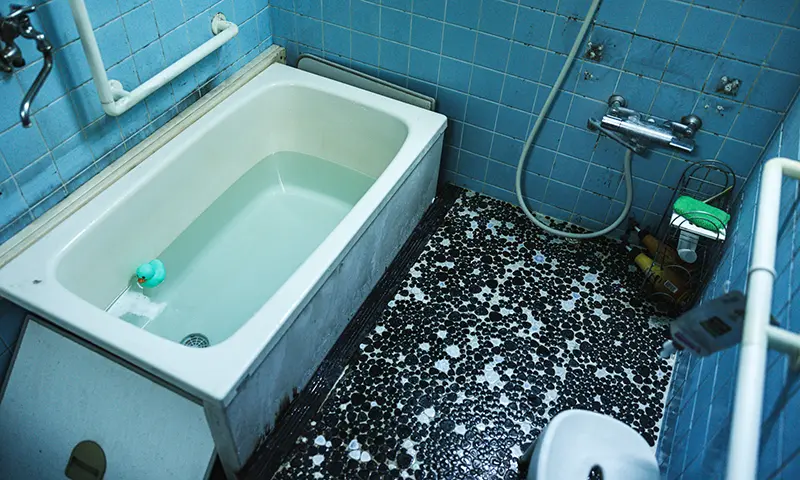 みずピタん山形リフォーム前お風呂場